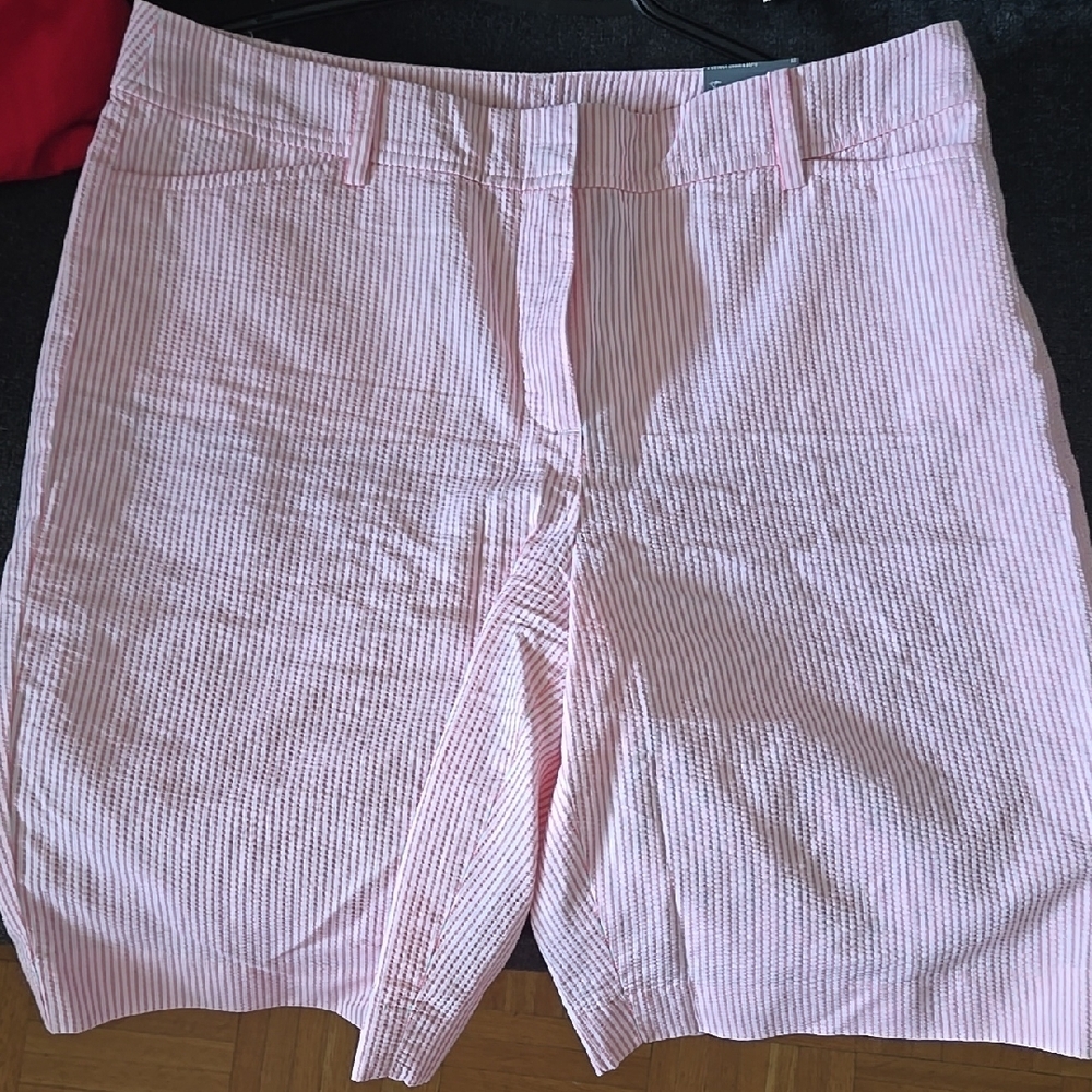 Pink Striped Women's Shorts